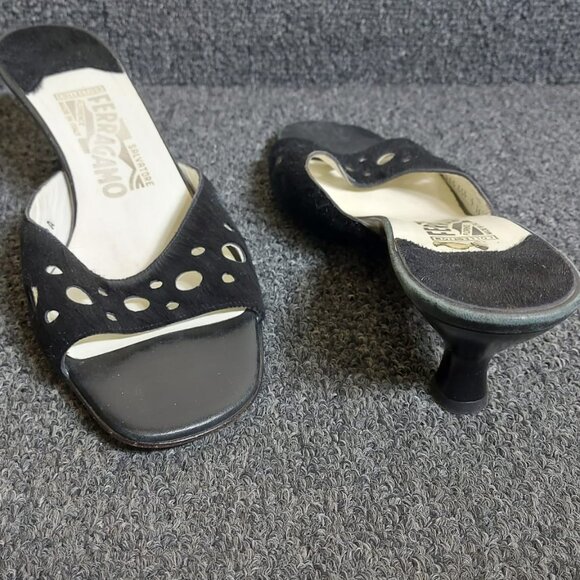 Salvatore Ferragamo Pony-style Calfskin Mules - Picture 3 of 16